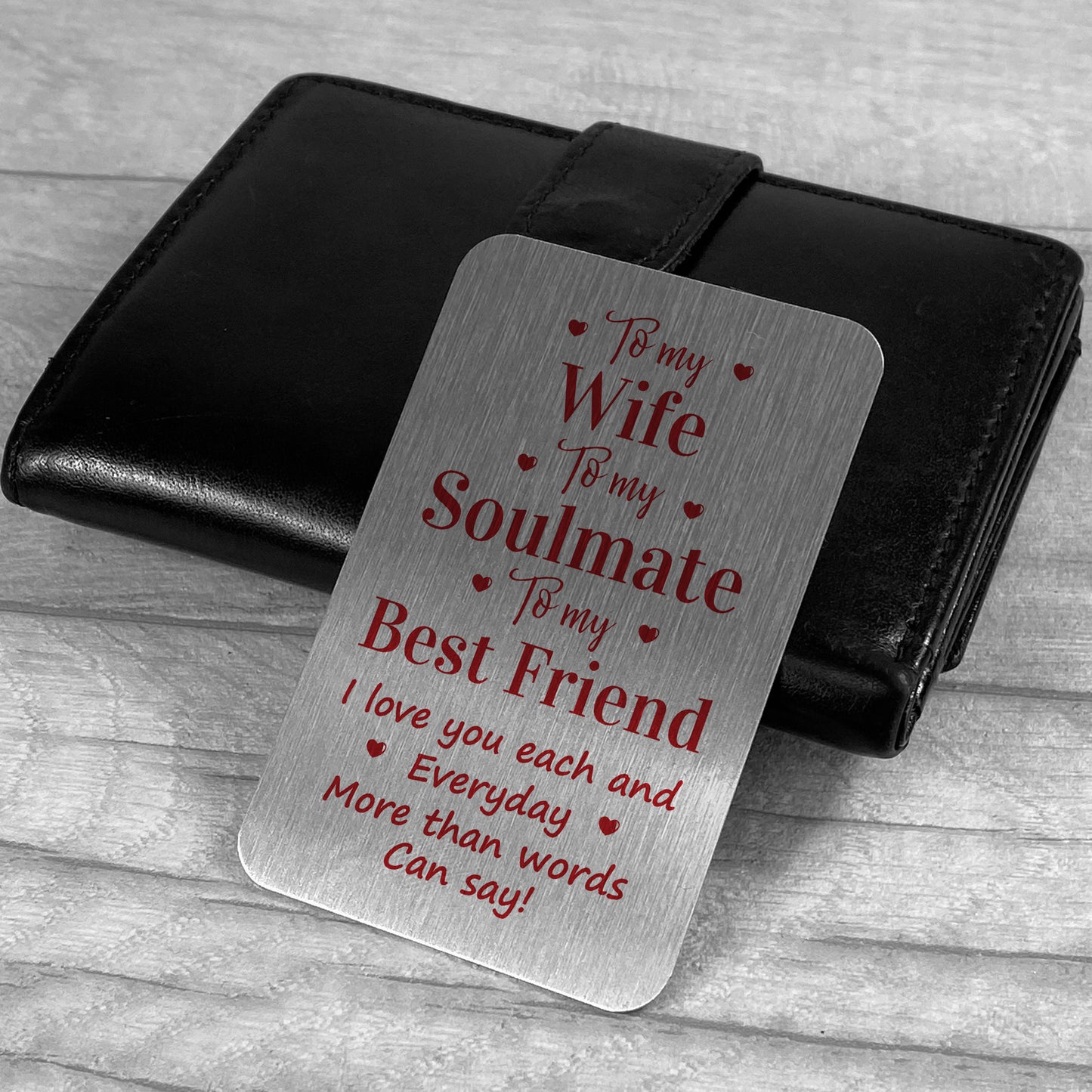 Wife Gift For Valentines Anniversary Birthday Card Soulmate Gift