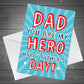 Funny Happy Fathers Day Card For Dad Daddy Novelty Dad Card
