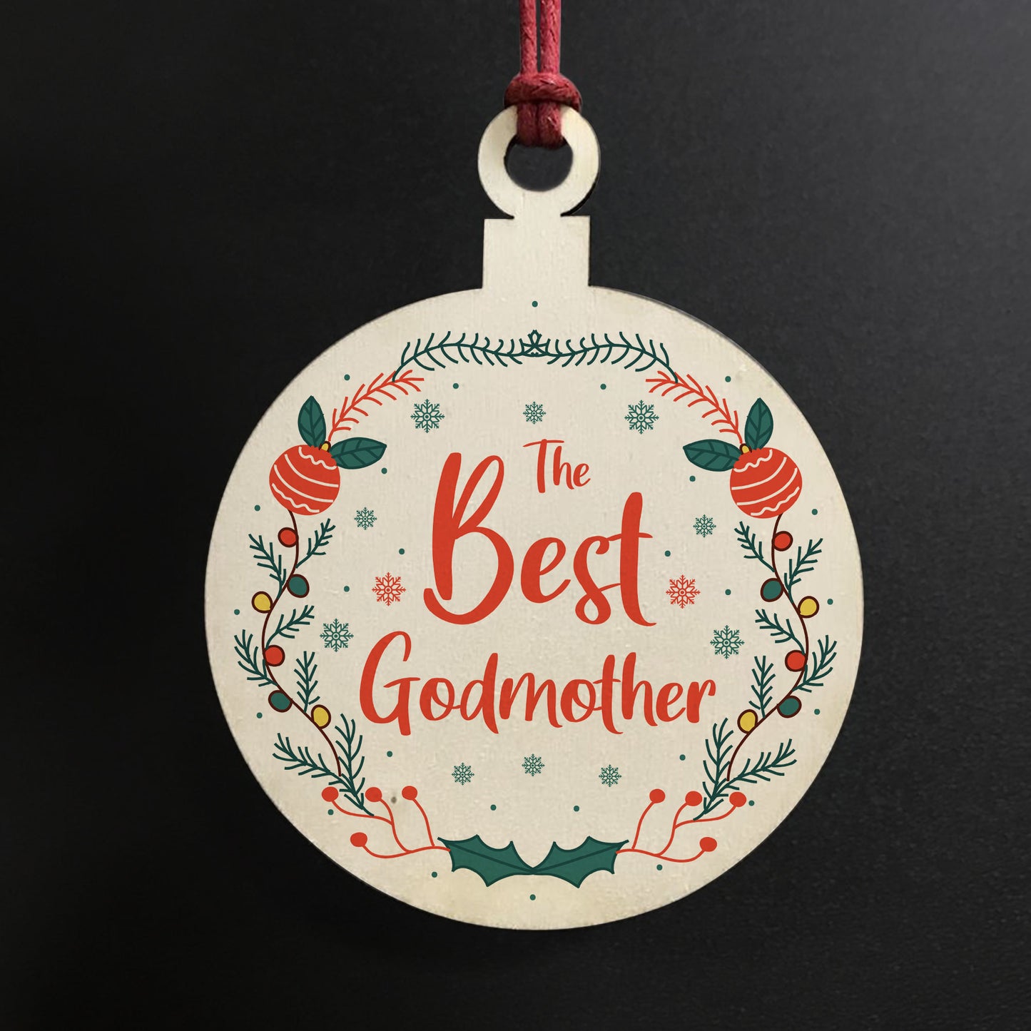 Best Godmother Christmas Bauble Tree Decoration Gifts For Her