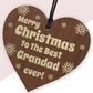 Grandad Christmas Wooden Plaque Grandparent Gifts