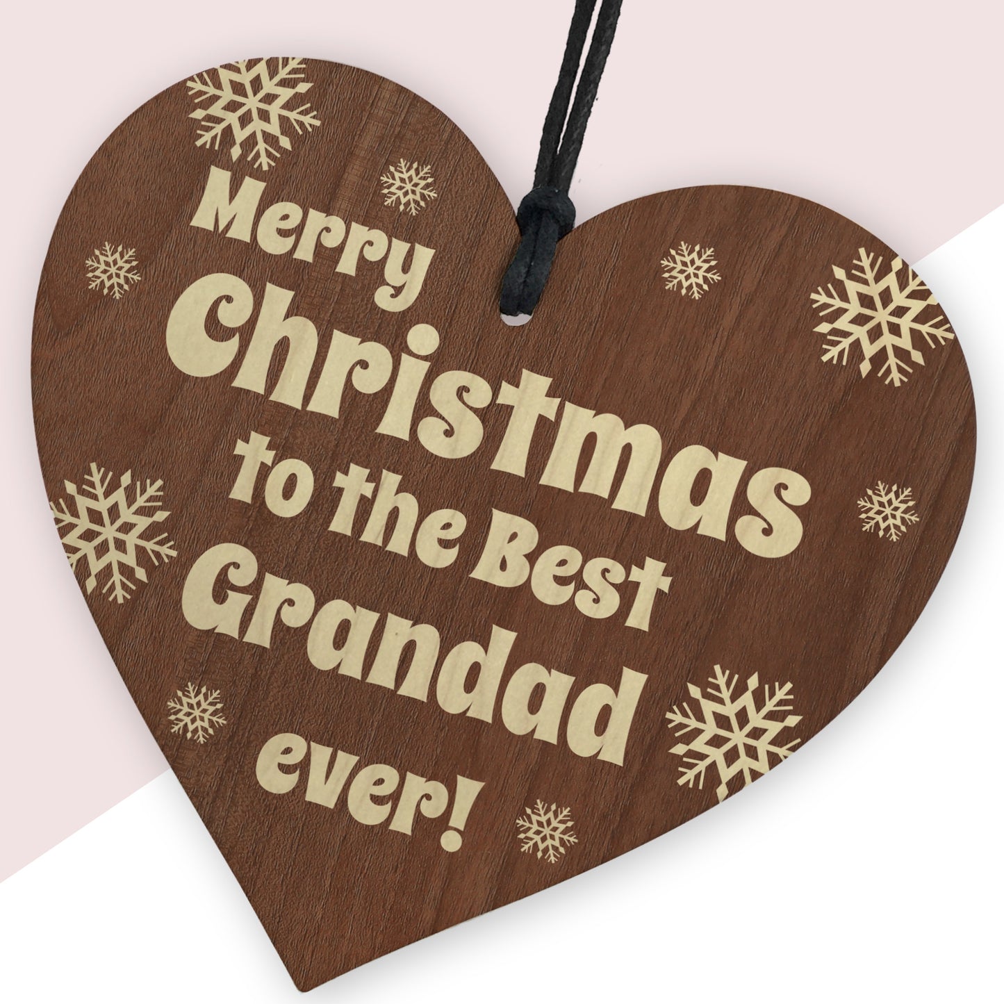 Grandad Christmas Wooden Plaque Grandparent Gifts