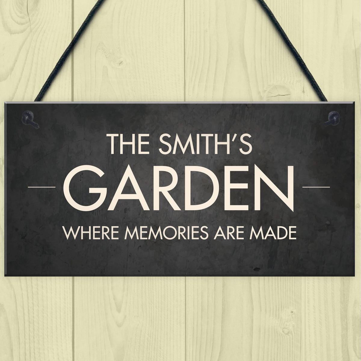 Shabby Chic Garden Sign PERSONALISED Shed Summerhouse Sign