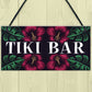 TIKI BAR Hanging Welcome Home Bar Signs Garden Cocktail Decor