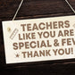 Thank You Gift For Teacher Wooden Plaque Gift Leaving School