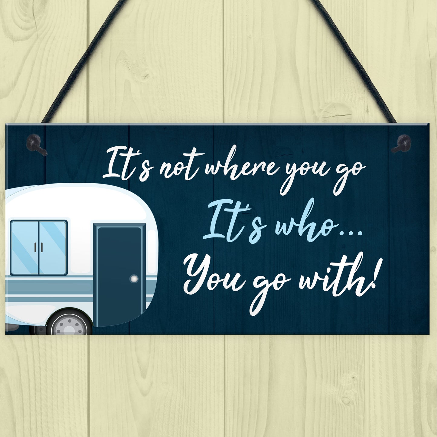 Caravan Sign Cute Hanging Door Sign For Home Caravan Accessories