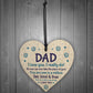 Dad Gift For Birthday Fathers Day Gift I LOVE YOU Gift Daughter