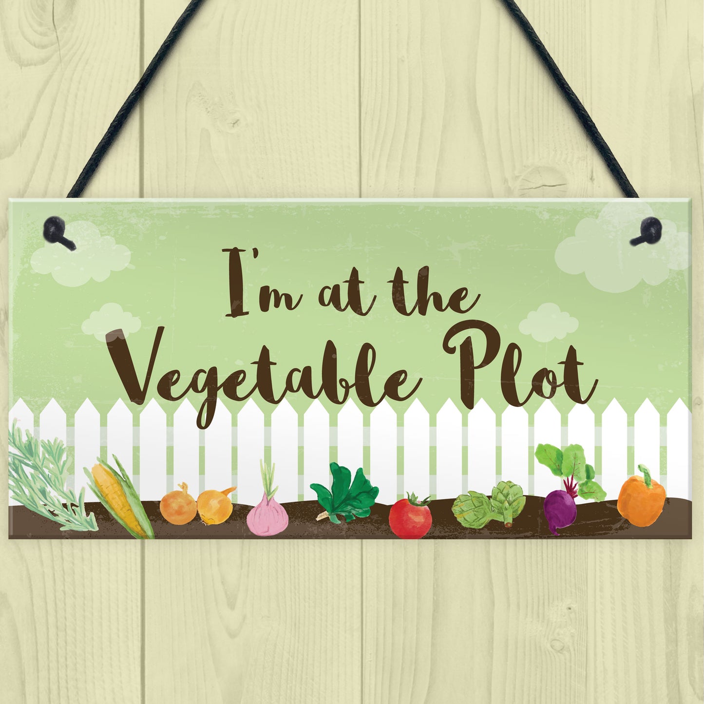 Funny Garden Signs And Plaques Vegetable Plot Sign Home Decor