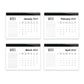 2023 Month To View Stand Up Desk Calendar Office Table Quality