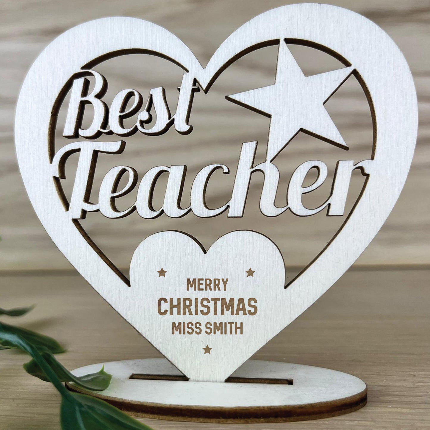 Teacher Christmas Gift Personalised Thank You Nursery School