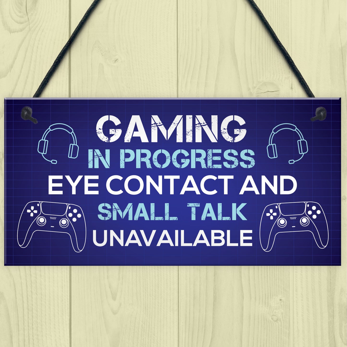 Games Room Sign For Boys Bedroom Gaming Accessories Gifts