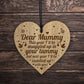 Mummy To Be Sign Engraved Heart Bump Gift Mummy Birthday Xmas