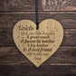 Novelty Uncle Gift Engraved Heart Uncle Birthday Christmas Gift