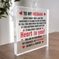 Husband Valentines Day Gift Anniversary Birthday Gift For Him