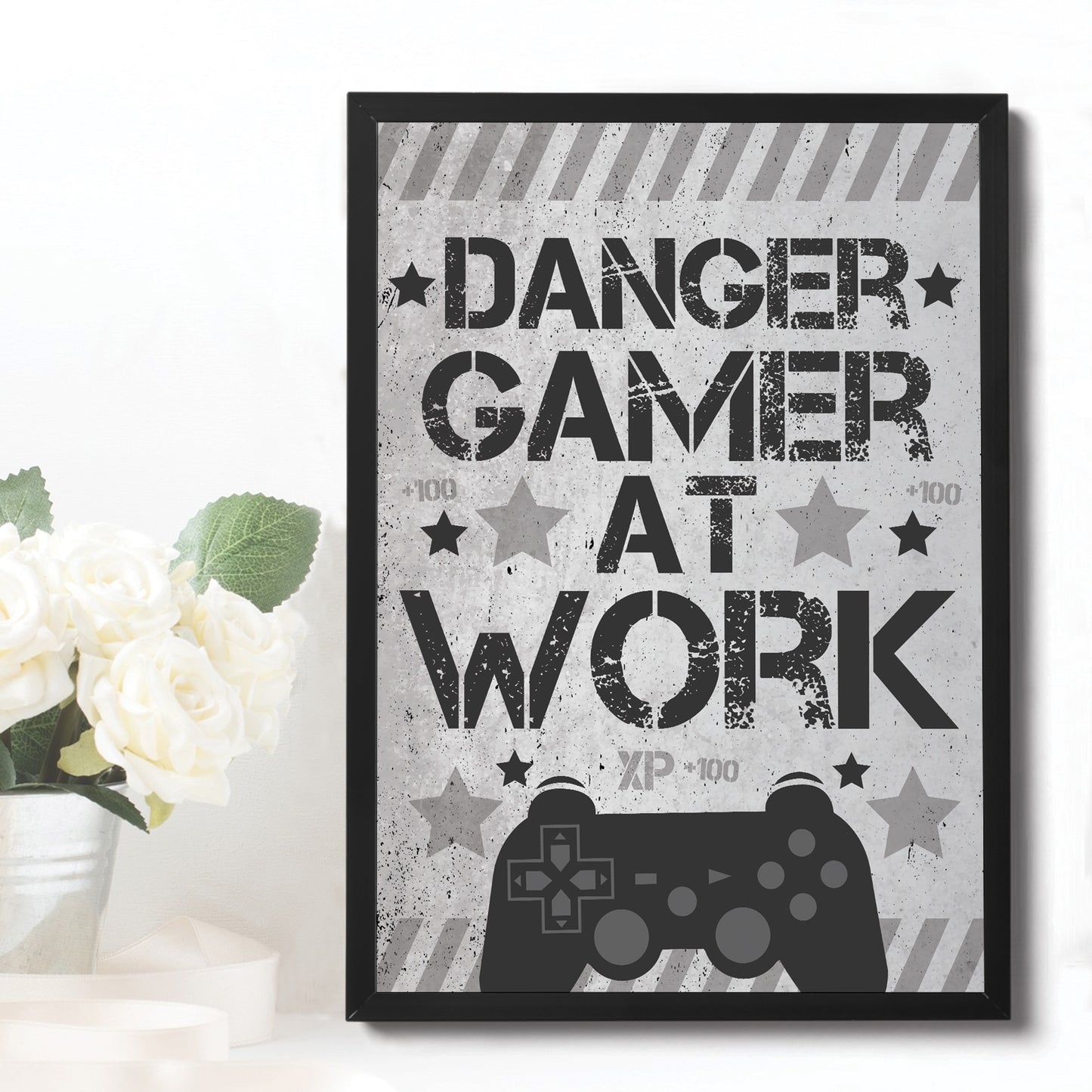 Gaming Room Sign PC Gaming Sign For Wall Boys Bedroom Wall Art