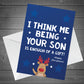Funny Christmas Card For Dad From Son Rude Card For Him Xmas