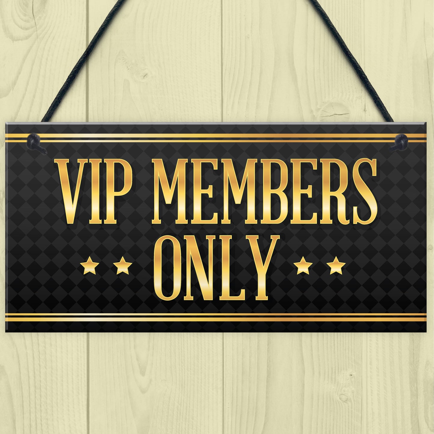 VIP MEMBERS Home Bar Sign Beer Garden Pub Man Cave Dad Gift