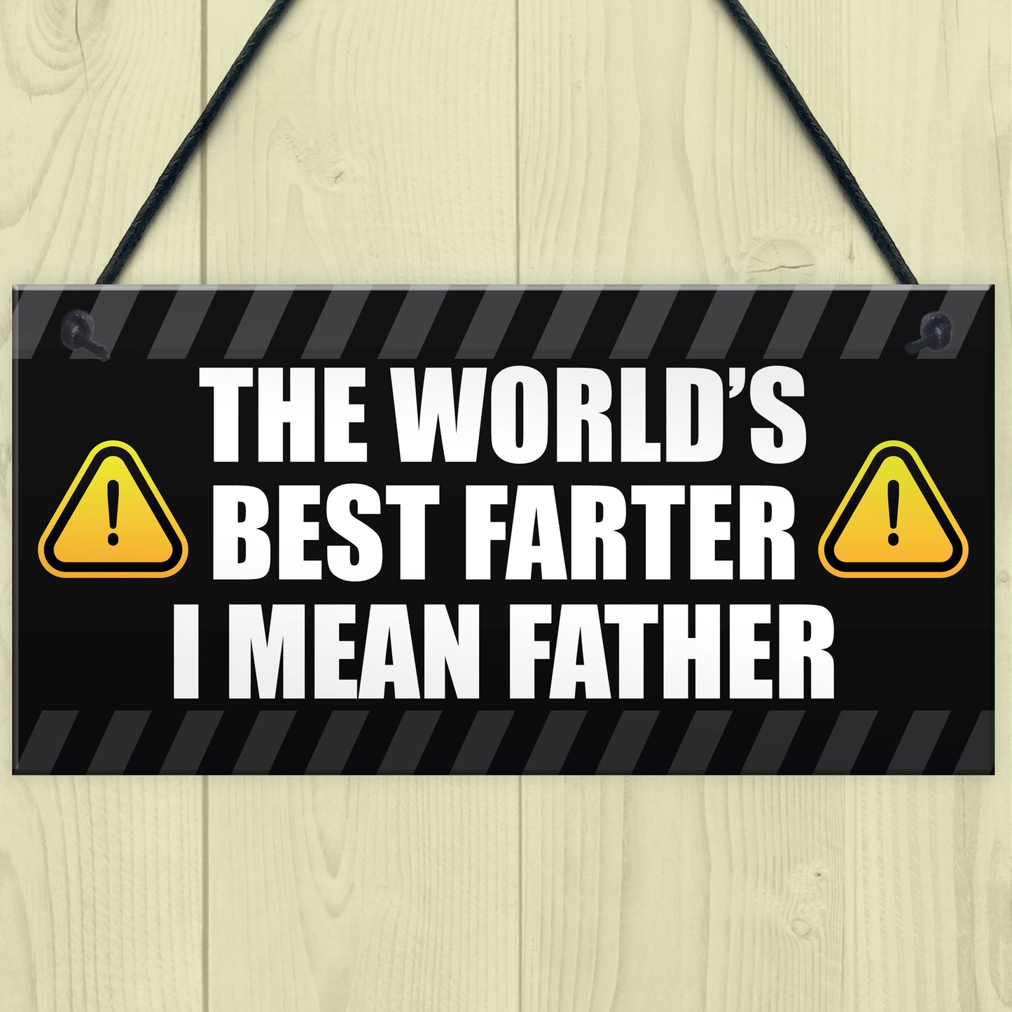 Funny Fathers Day Sign Novelty Gift For Dad Birthday Gifts
