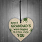 Funny Grandad Gifts Novelty Wooden Heart Birthday Grandad Gift