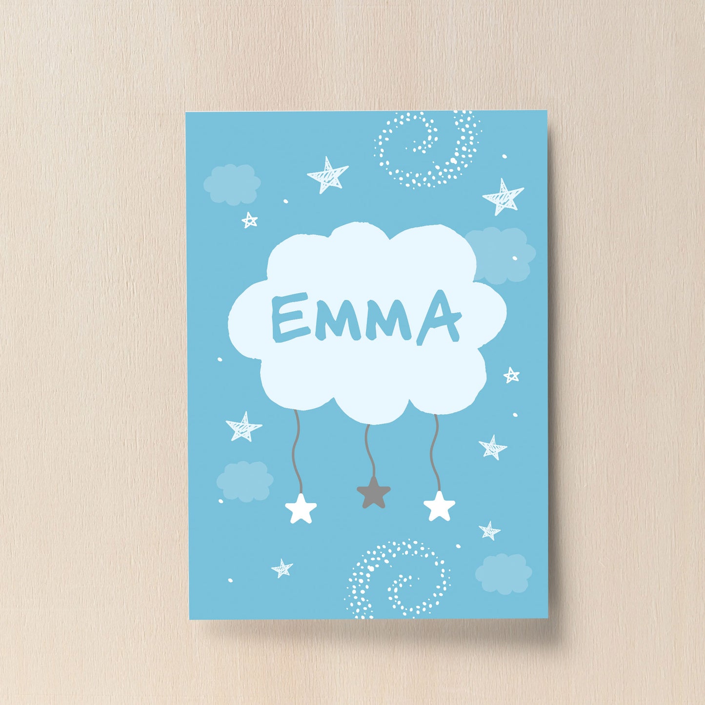 PERSONALISED Girls Boys Bedroom Wall Art / Nursery Prints Baby
