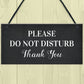 Do Not Disturb Thank You Door Sign Hotel Guest House Sign