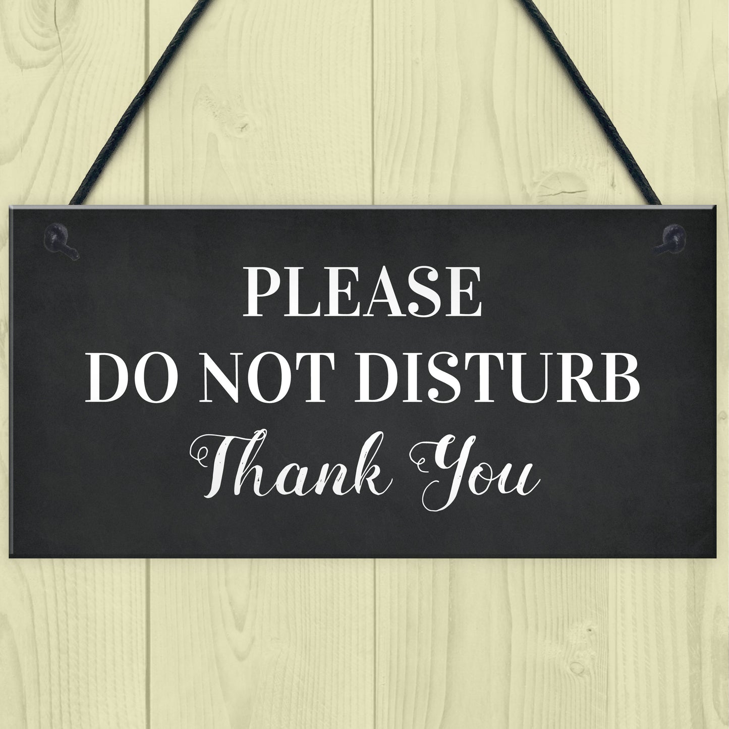 Do Not Disturb Thank You Door Sign Hotel Guest House Sign