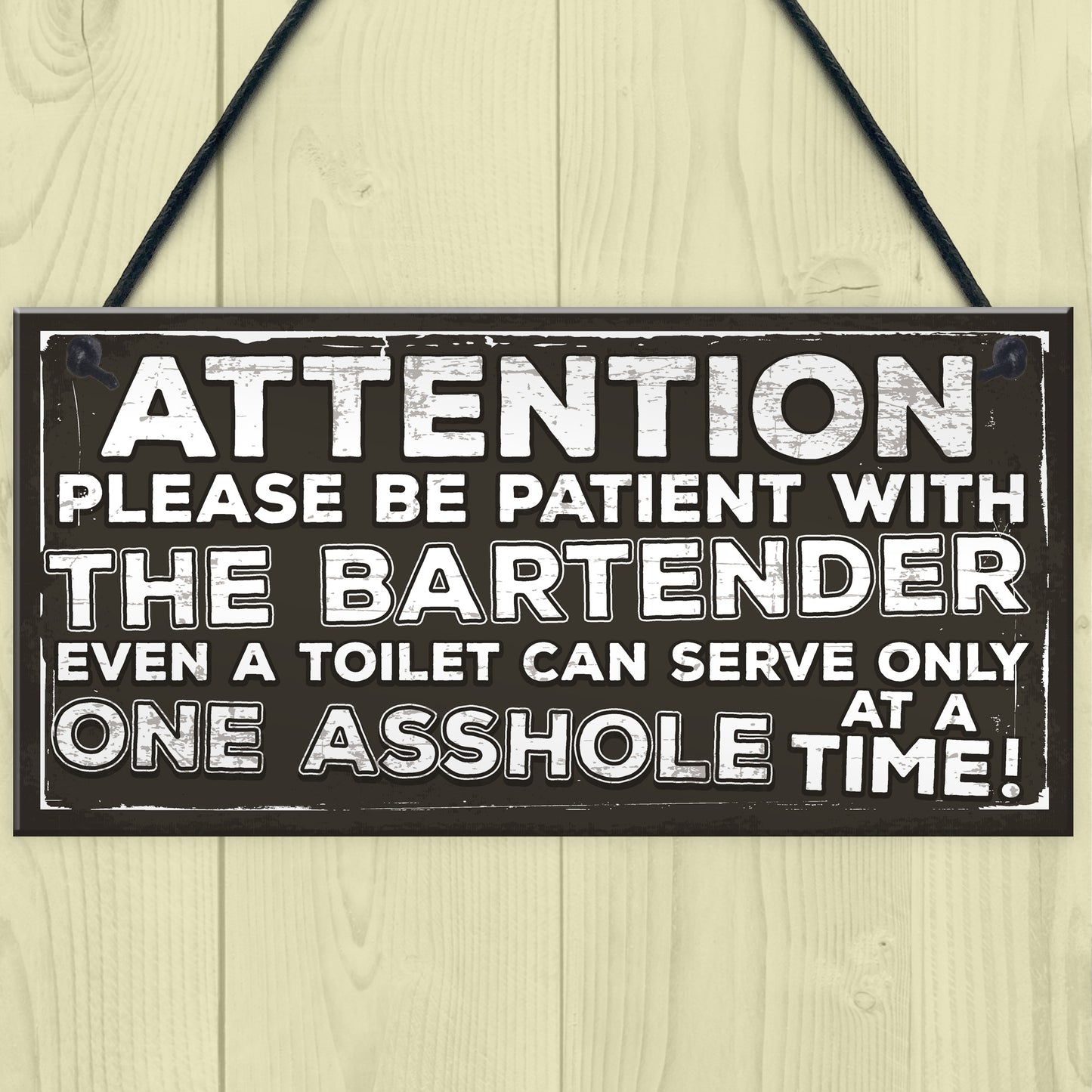 Funny Novelty BAR Sign Gin Beer Vodka Home Bar Garden Plaque