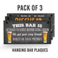 Funny Home Bar Sign BUNDLE Accessories For Home Pub Garden