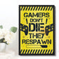 Gaming Gift Framed For Boys Bedroom Man Cave Xmas Gift For Son