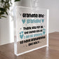 Grandma And Grandad Gift Plaque Christmas Birthday Gifts