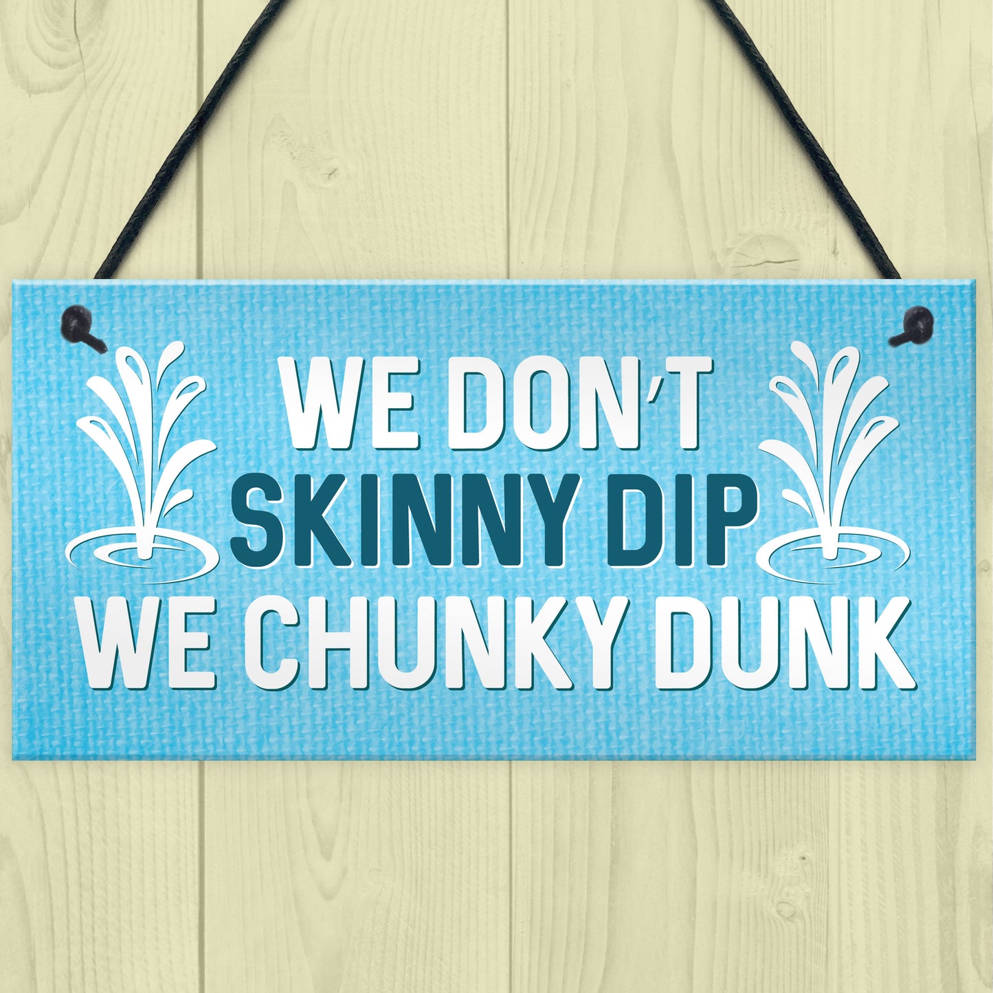 Funny Hanging Hot Tub Sign Garden Summerhouse Sign Home Gift