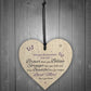 Braver Stronger Smarter & Beautiful Wooden Heart Friendship Sign