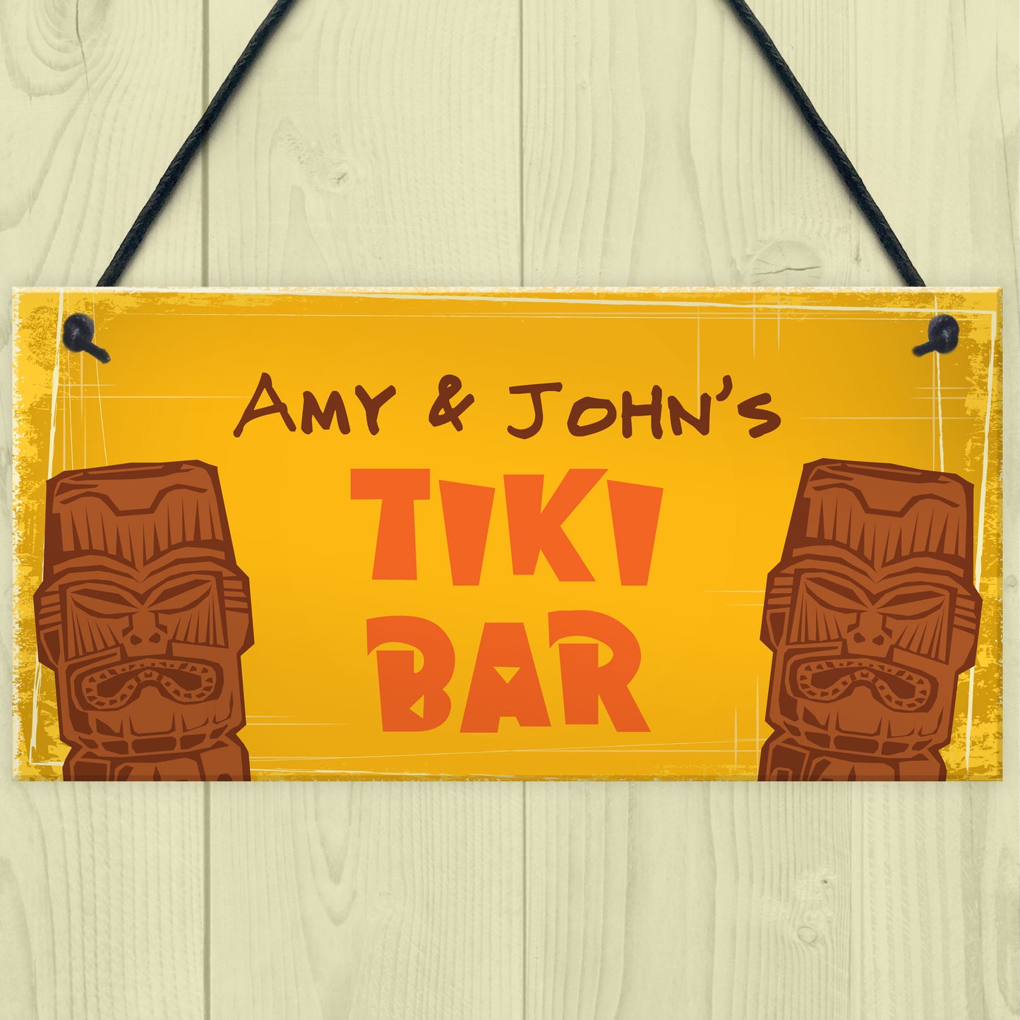 PERSONALISED Tiki Bar Decor Gifts Novelty Home Bar Decor Gifts