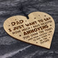 Funny Dad Gifts Birthday Christmas Engraved Heart Dad Gifts