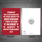 Anniversary Card For Boyfriend Girlfriend Cute Anniversary Card