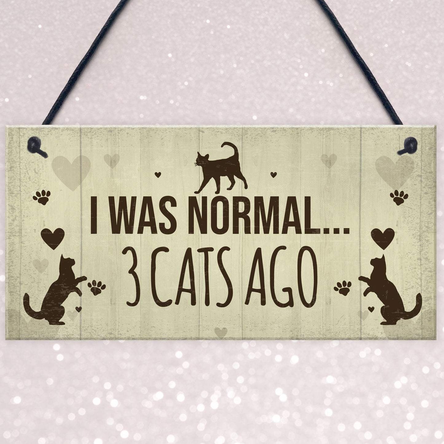 Funny Cat Gifts For Cat Lovers Birthday Cat Sign For Home Wall
