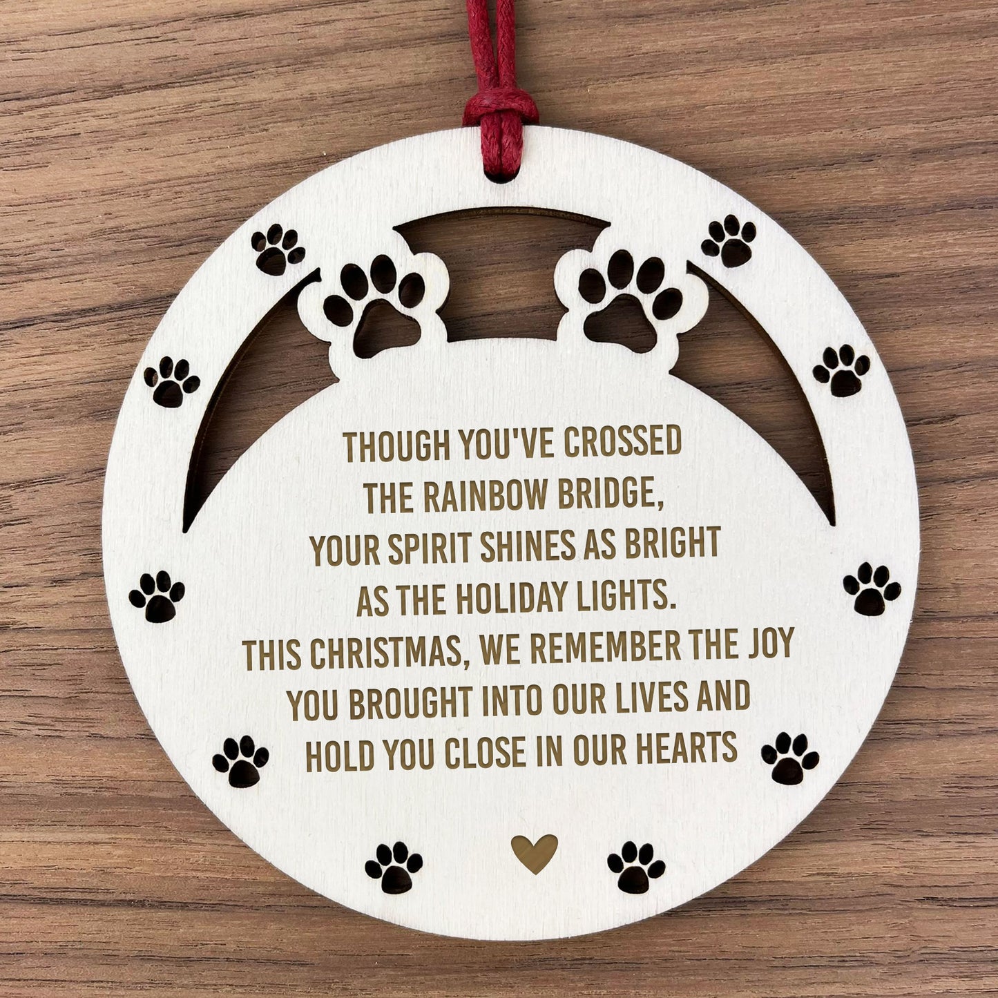Memorial Christmas Tree Bauble Memorial Tree Decoration For Dog