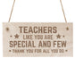 Teacher Gifts Engraved Wooden Plaque Thank You Gift For Teacher