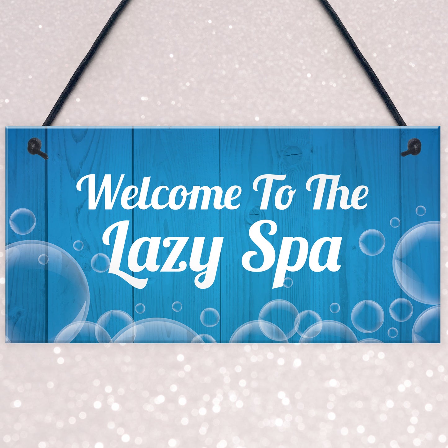 Novelty Hot Tub Lazy Spa Decor Signs Hanging Garden Shed Home