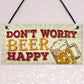 Rustic Beer Kitchen Pub Bar Sign Man Cave Alcohol Garden Plaque