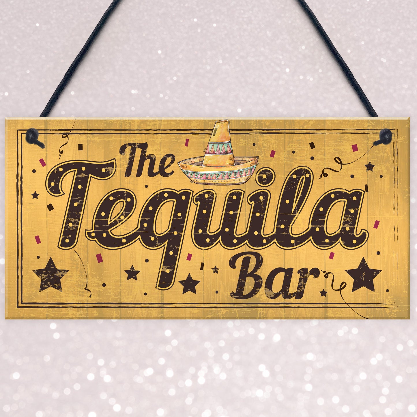Shabby Chic The Tequila Bar Garden Home Bar Shed Pub Plaque
