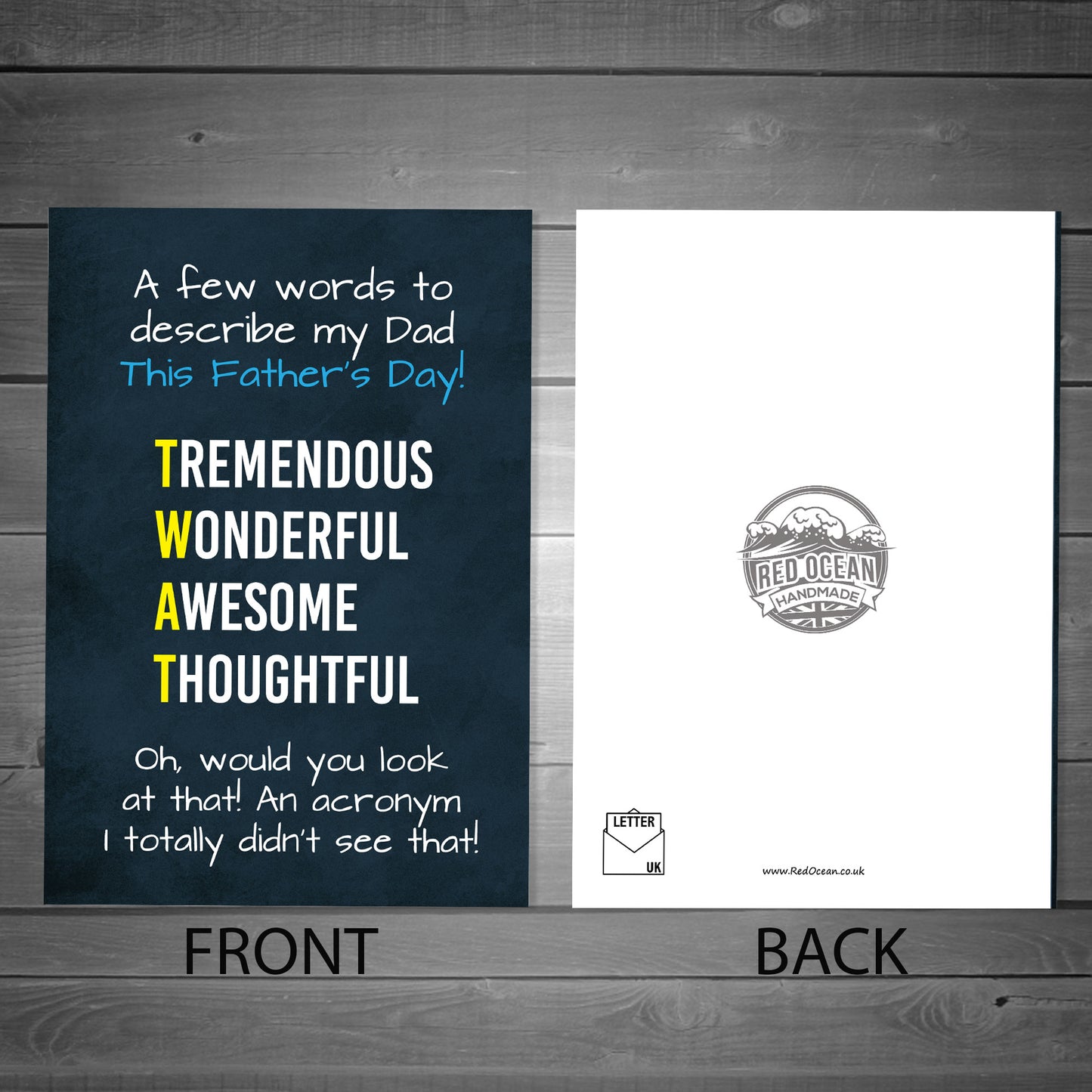 FUNNY Fathers Day Card Rude Fathers Day Card Adult Humour Joke