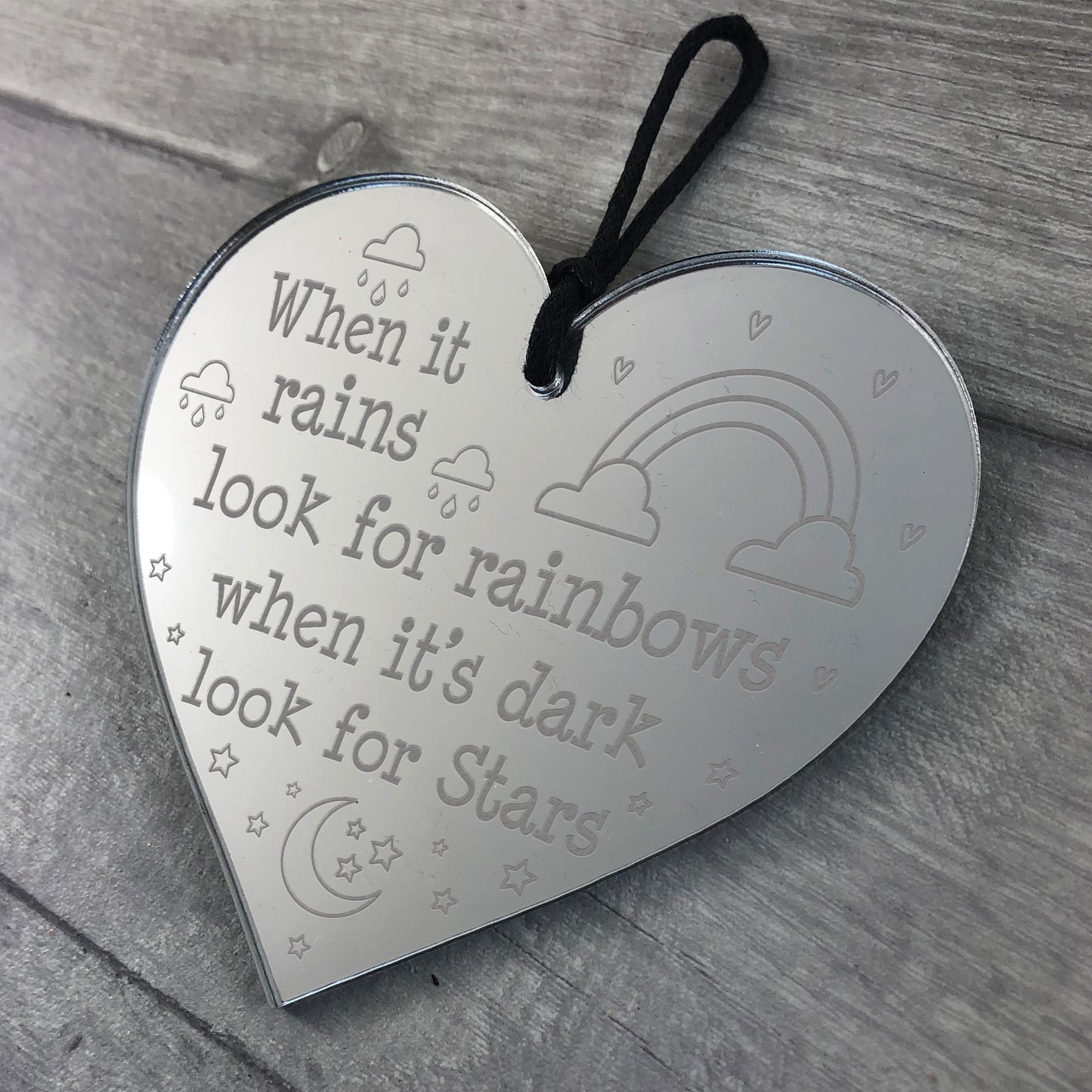 Handmade Heart Sign Gift for Someone Special Inspirational Gift