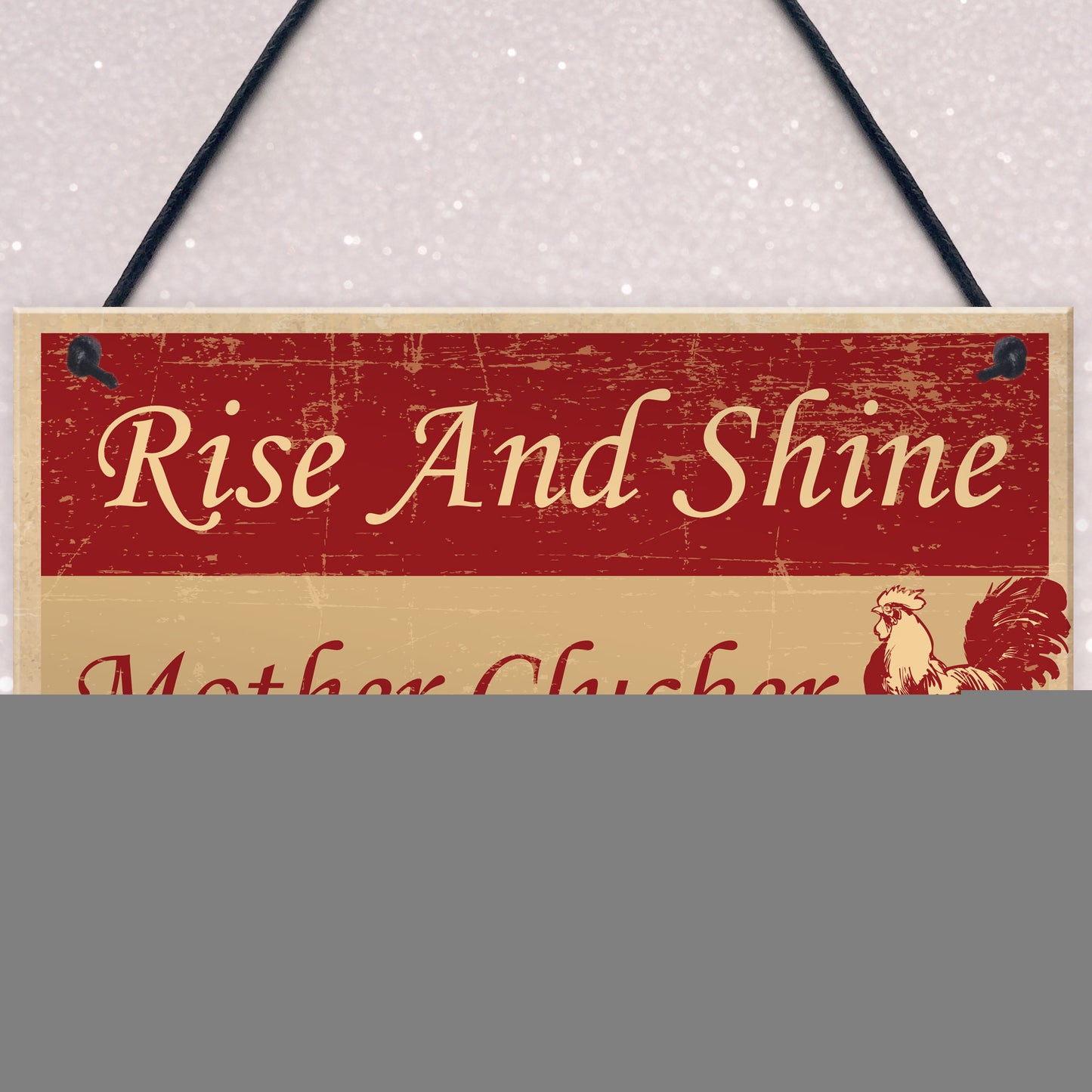 Funny Chicken Sign For Coop Hen House Garden Summerhouse Sign