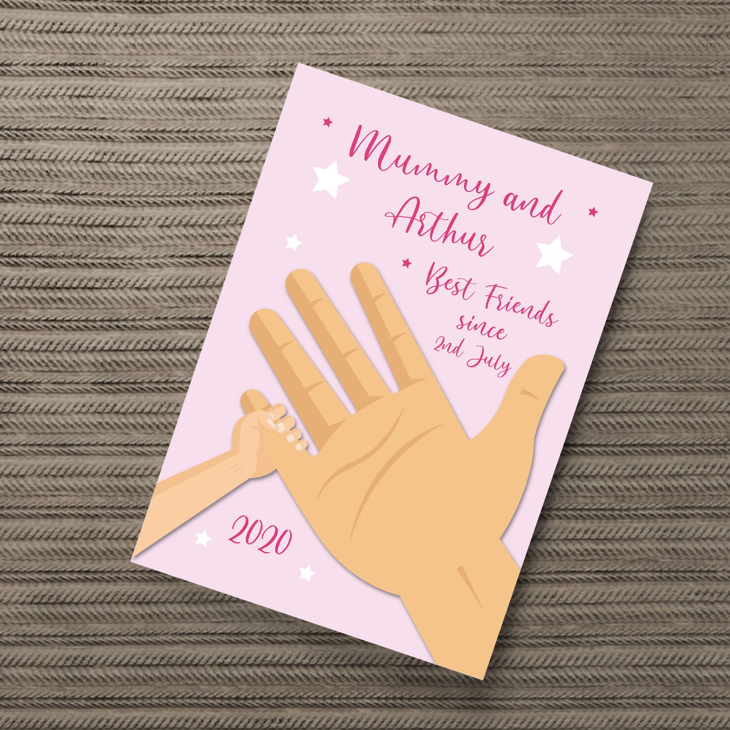 Personalised Baby Gift For New Mum Print Birth Details Nursery