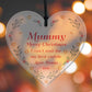 Bump Gift For Mummy Christmas Acrylic Heart Gifts For Mummy