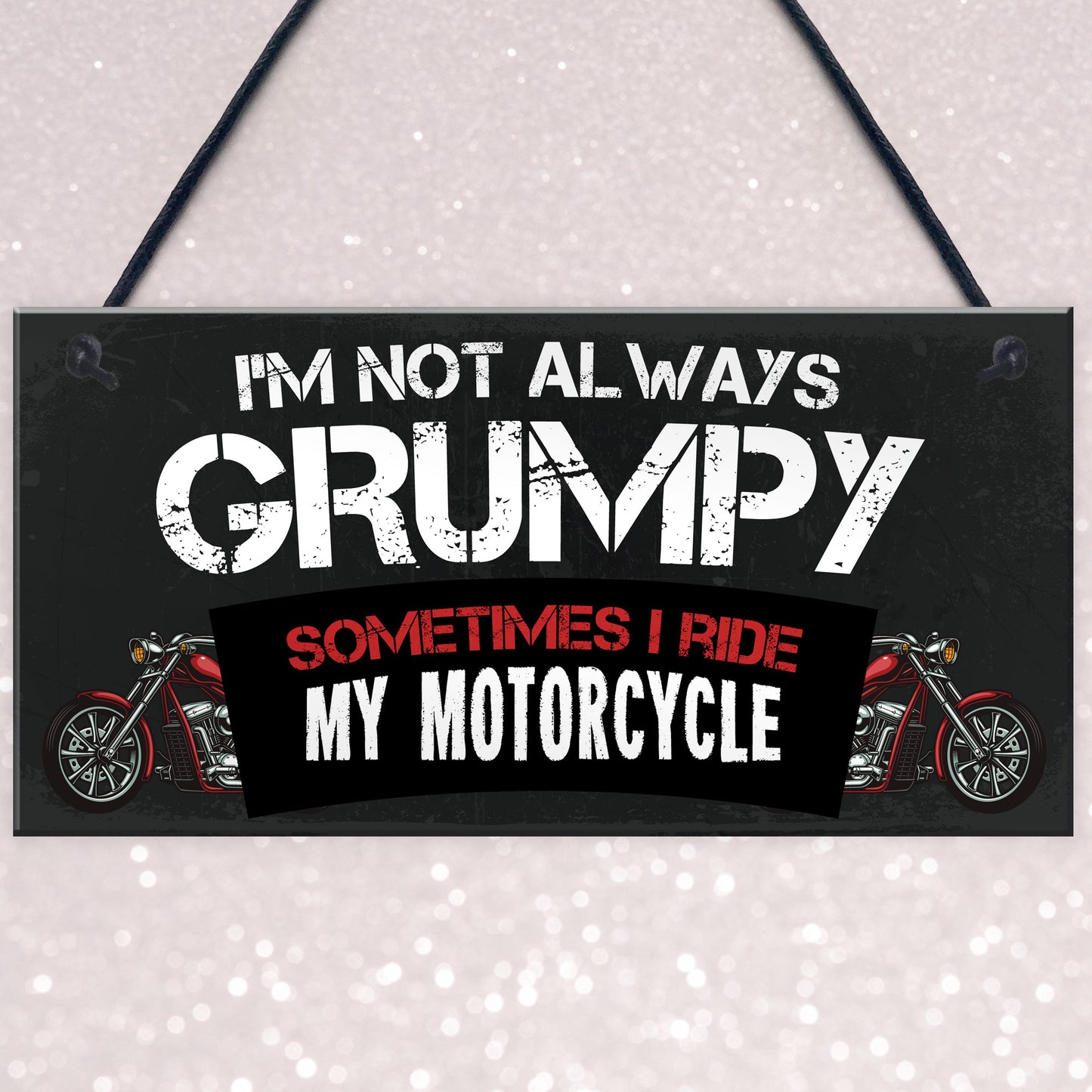 Funny Motorbike Plaque For Bikers Gift For Biker Enthusiast