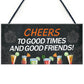 Funny Bar Alcohol Signs Gift For Friend Home Garden Bar Man Cave