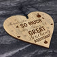 Thank You GREAT Teaching Assistant GIFT Engraved Heart TA Gifts