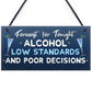 Funny Bar Signs PACK OF 3 Bundle Bar Accessories For Home Bar