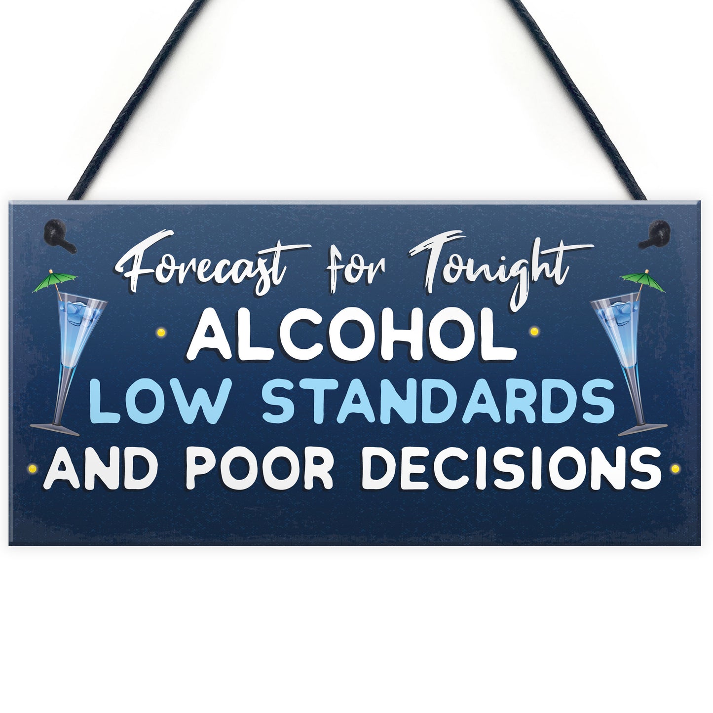Funny Bar Signs PACK OF 3 Bundle Bar Accessories For Home Bar